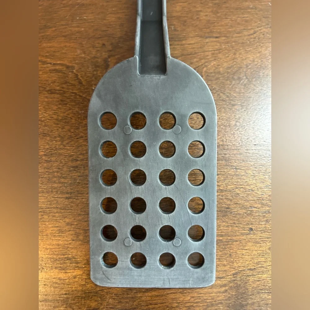 T-Fal Spatula with Holes, Black Nylon, 13 Inches Long- Made in Canada Read Info